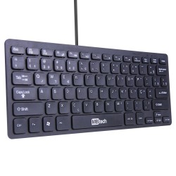 Mini teclado USB compacto de Membrana teclas de Baixa Altura K8 GB54428
